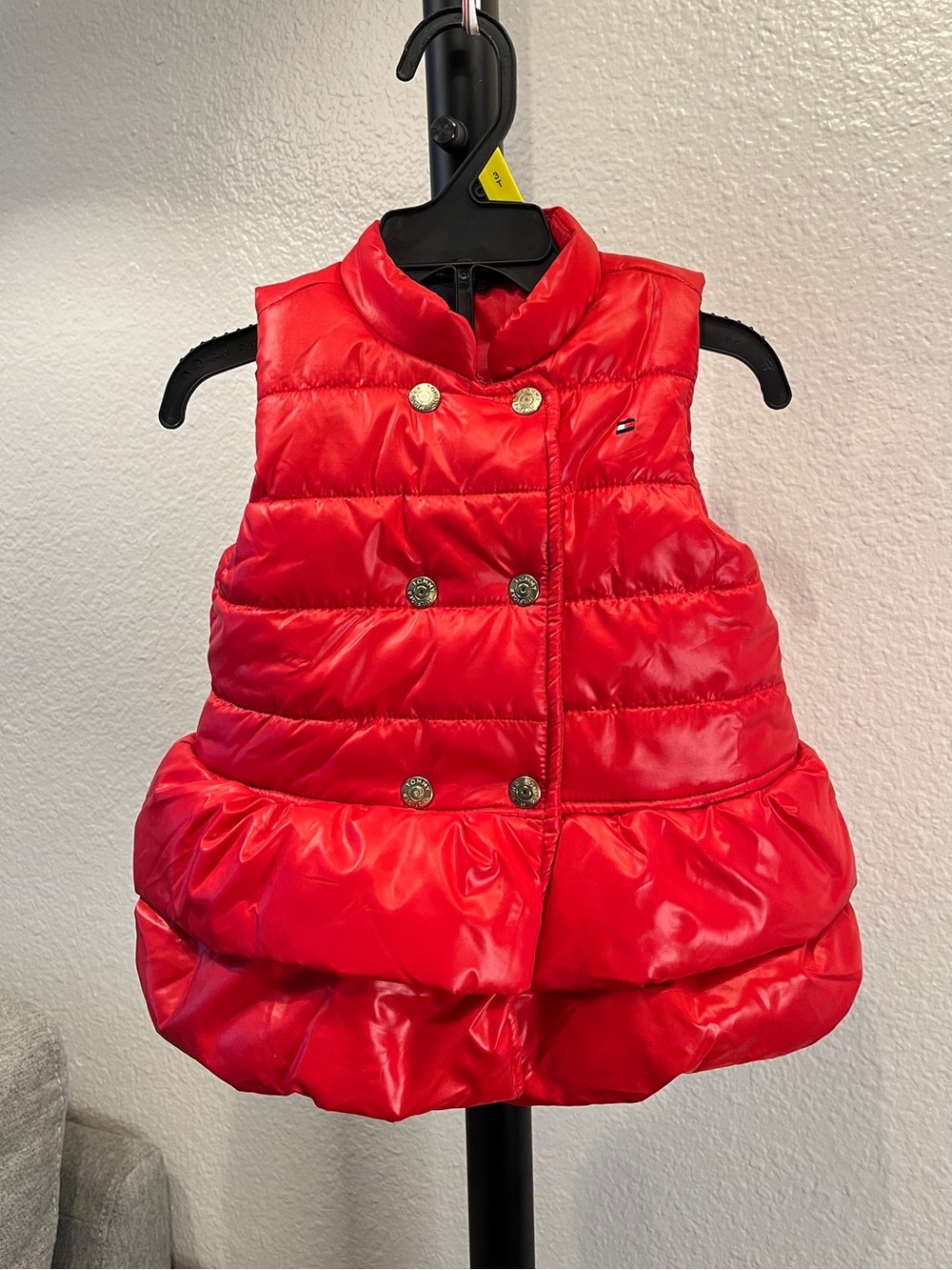 Tommy Hilfiger Red Quilted Puffer Vest for Kids